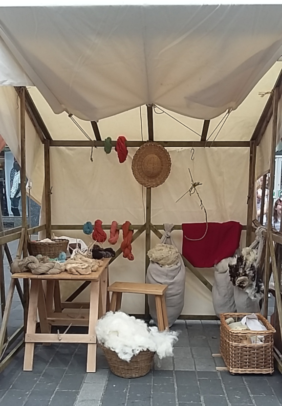 The wool workshop at Roman Castleford