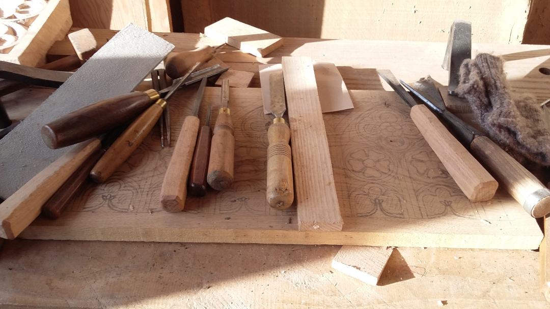 A carpenter's tools